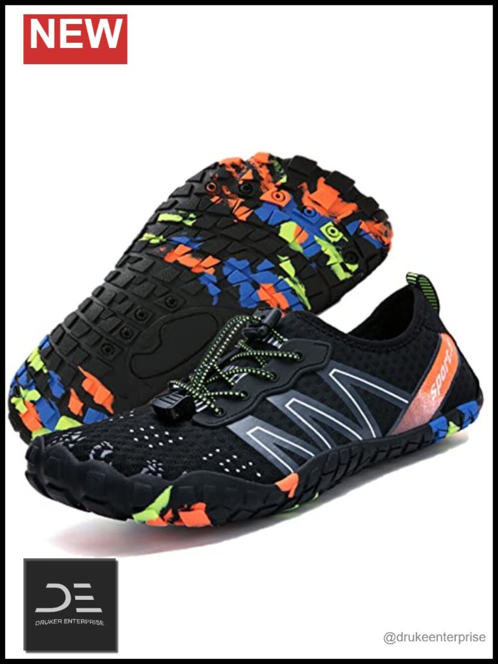 Water Shoes Barefoot Quick Dry with Drainage Holes for Swim Surf